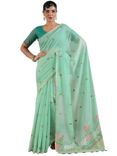 Vasthrlay Botanical Printed Unstitched Rj Ethnic Wear