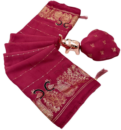 Vasthrlay Georgette Peacock