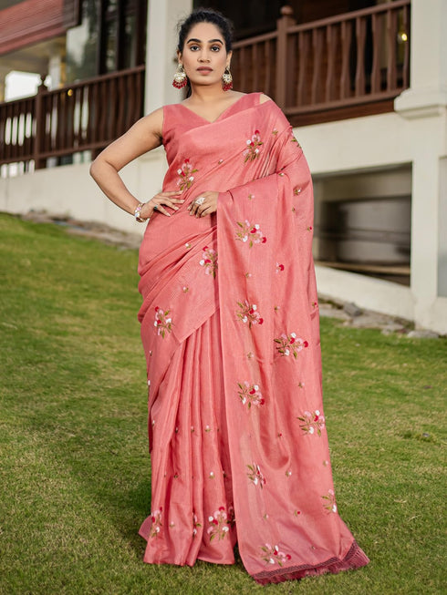 Vasthrlay Embroidered Unstitched Rt Ethnic Wear