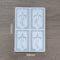 ARTOOL Ganpati Rectangle Silicone Mould for Keychain, Pendant & Resin Craft