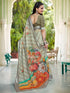 Vasthrlay Elephant Printed Unstitched Sai Ethnic Wear