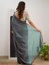 Vasthrlay Handloom Printed Unstitched Purple Ethnic Wear