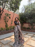 Vasthrlay Ajrakh Saree Crepe