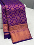 Vasthrlay Banarasi Unstitched Saree