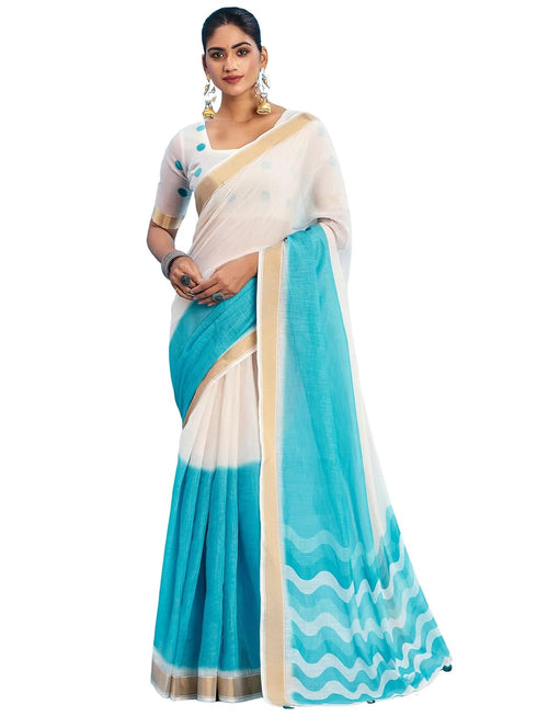 Vasthrlay Printed Unstitched Blouse Ethnic Wear