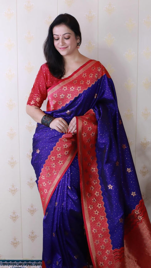 Vasthrlay Kanjivaram Unstitched Blouse Ethnic Wear