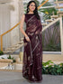 Vasthrlay Georgette Printed Unstitched Green Saree
