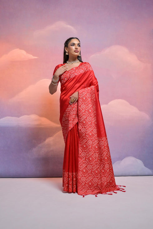 Vasthrlay Kalamkari Warli Design