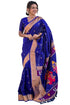 Vasthrlay Kanjivaram Paithani Unstitched Mahendi Ethnic Wear