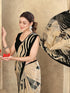Vasthrlay Womens Printed Unstitched Mauve Saree