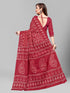 Vasthrlay Cotton Printed Mulmul Saree