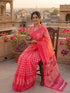 Vasthrlay Printed White Saree