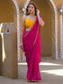 Vasthrlay Georgette Bandhani Orange Saree