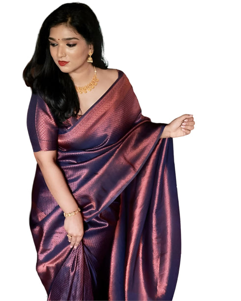 Vasthrlay Banarasi Festive Unstitched Saree