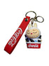 LeVork Rubber Keychain for Keys