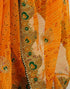 Vasthrlay Georgette Embroidery Red1 Red Saree
