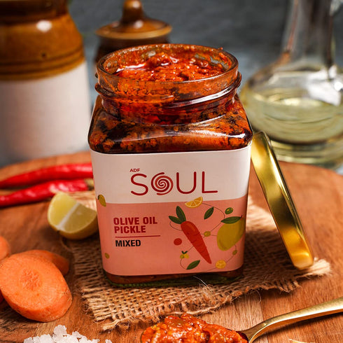 ADF Soul Zesty and Tangy Combo Mixed Pickle and Date | Tamarind Chutney