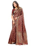 Vasthrlay Banarasi Weaving Pista Saree