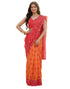 Vasthrlay Womens Printed Unstitched Off White Saree