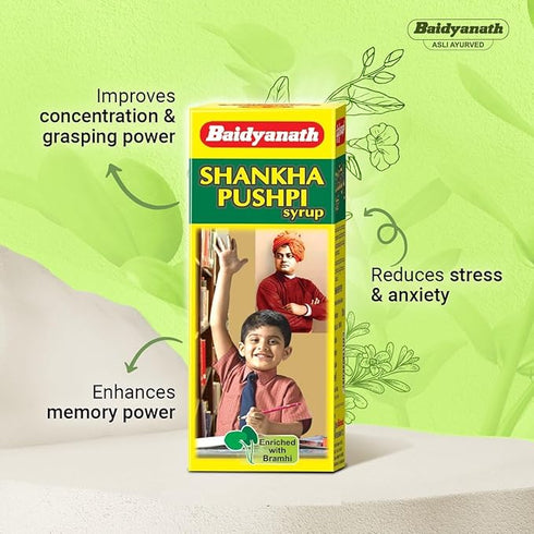 Baidyanath Vansaar Shankhapushpi Syrup