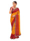Vasthrlay Georgette Embroidery Unstitched Red Saree