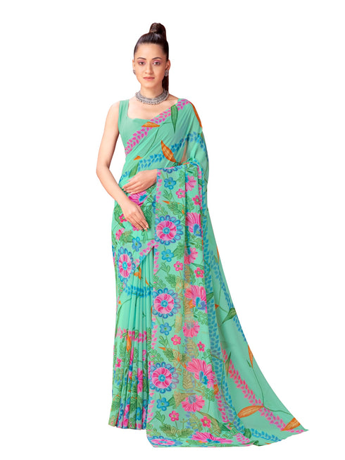 Vasthrlay Georgette Printed Saree