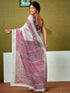 Vasthrlay Digital Printed Unstitched Pink Saree