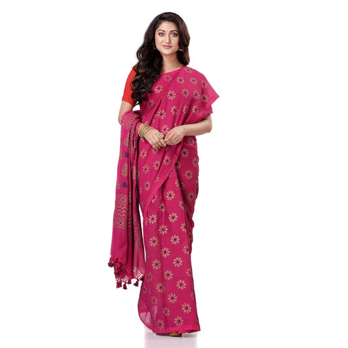 Vasthrlay Bengal Cotton `s Abhrak Handloom
