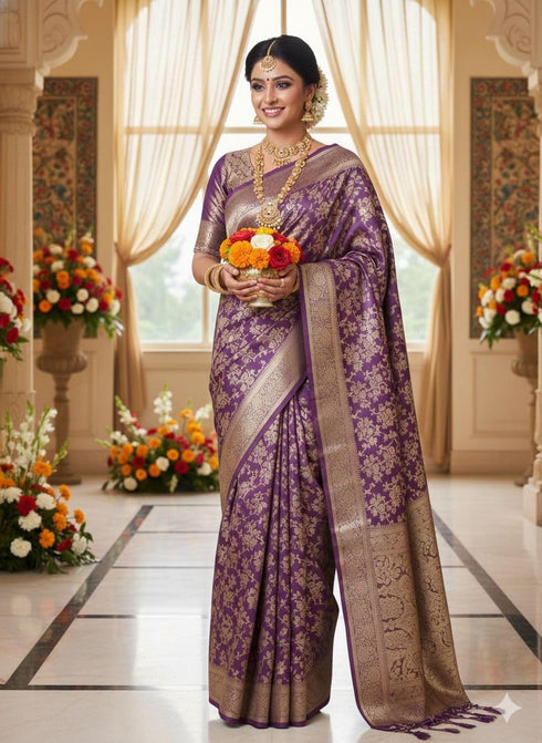 Vasthrlay Banarasi Traditional Unstitched Traditional