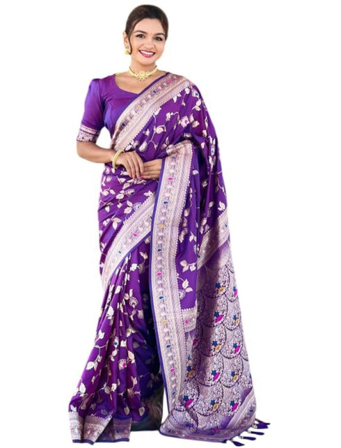 Vasthrlay Jacquard Unstitched Saree