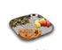 Stainless Steel Square Plate Set of 6