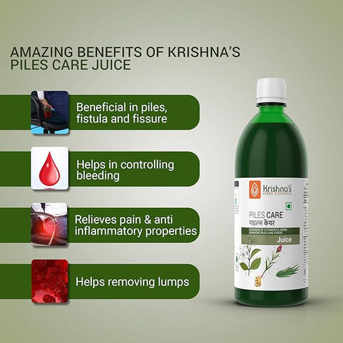 Krishna's Herbal & Ayurveda Piles Care Juice