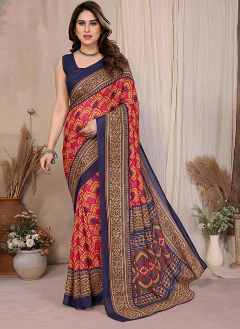 Vasthrlay Georgette Traditional Ethinic Az Ys Vaidika Ethnic Wear