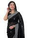 Vasthrlay Shimmer Embroidery Mustard Mustard Yellow Saree
