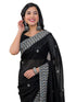 Vasthrlay Shimmer Embroidery Mustard Mustard Yellow Saree