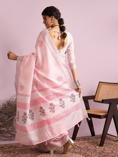 Vasthrlay Printed Unstitched Blouse Ethnic Wear