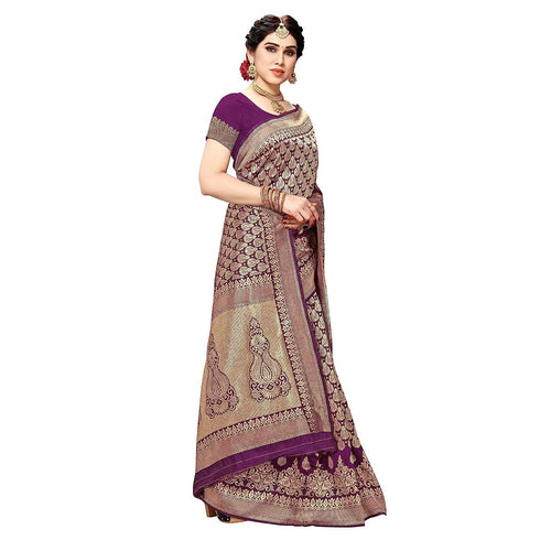Vasthrlay Banarasi Kanjivaram Material Ethnic Wear