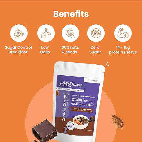 Kilobeaters High Protein Chocolate Cookie Cereal