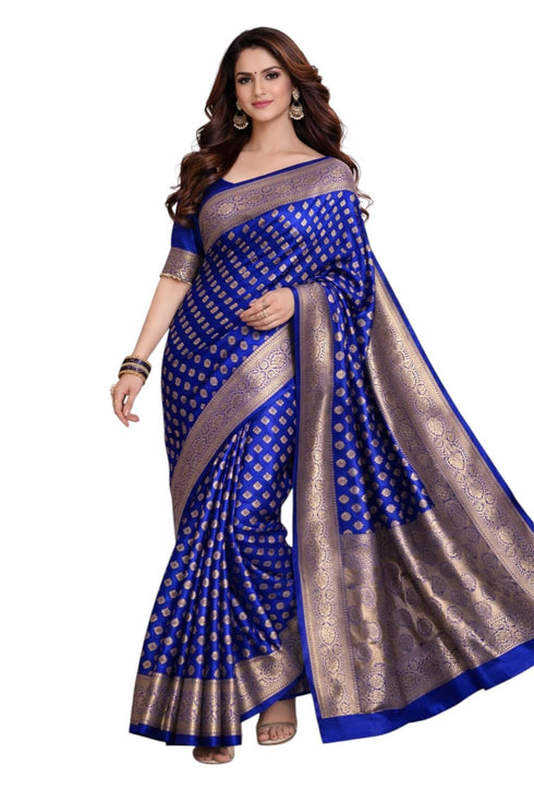 Vasthrlay Banarasi Traditional Unstitched Saree