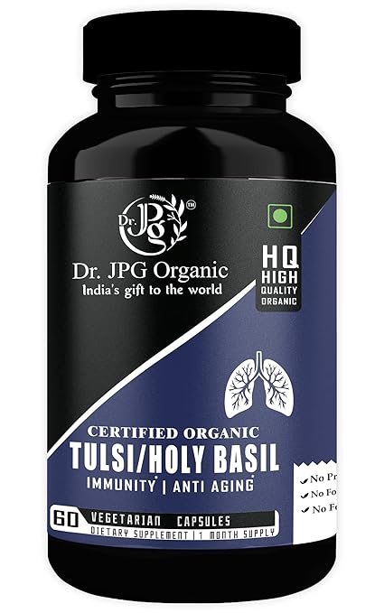 Dr. JPG Organic Tulsi Capsules For Immunity Capsules