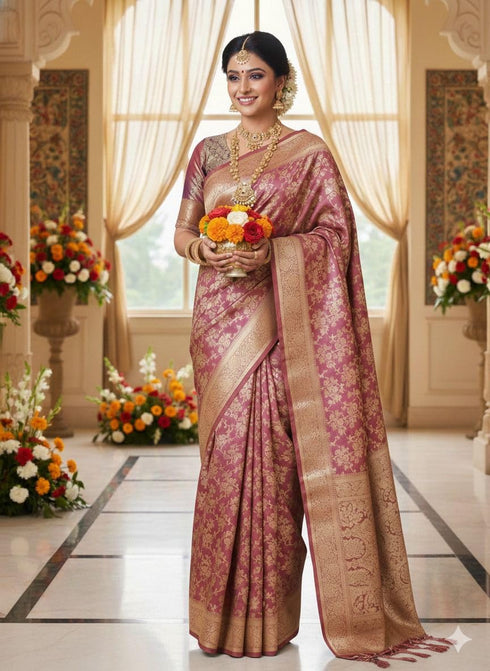 Vasthrlay Banarasi Traditional Unstitched Traditional