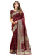 Vasthrlay Jacquard Blue Saree