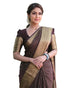 VasthrlayBurgundy Banarasi Kanchipuram Saree