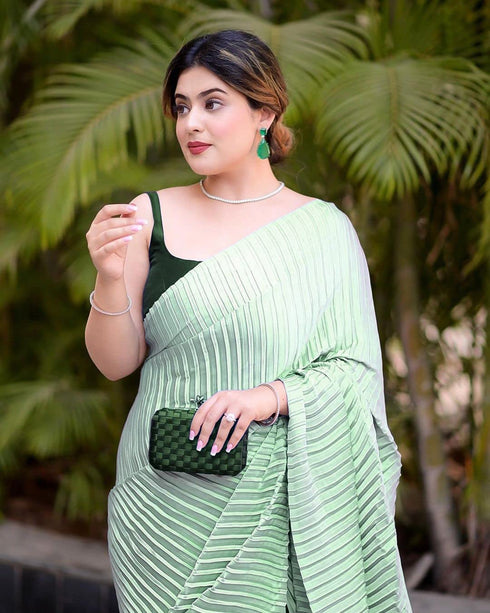 Vasthrlay Pleated Crushed Unstitched Ethnic Wear
