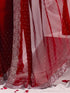 Vasthrlay Embroidery Peach Saree