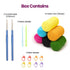 Crochet Kit for Beginners with Wool Yarn, Crochet Hooks, Stitch Markers & Needles