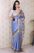 Vasthrlay Printed Unstitched Lavender Ethnic Wear