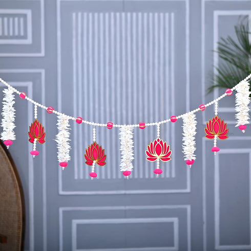 Ascension Lotus Toran for Door Hanging, 40 Inches
