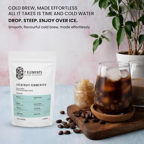 7 Elements Coffee Roasters Jackfruit Fermented Cold Brew Bag