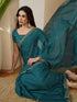 Vasthrlay Georgette Embroidered Unstitched Jr Ethnic Wear